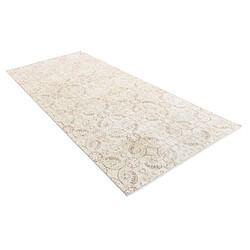 Avis Vidal Tapis de laine 290x130 beige Ultra Vintage