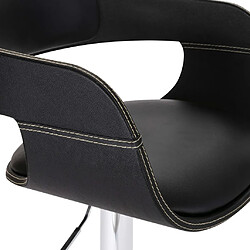 Acheter vidaXL Tabouret de bar Noir Similicuir