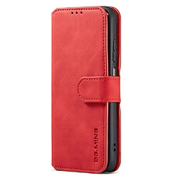 Etui en PU DG.MING style rétro avec support rouge pour votre Xiaomi 11T/11T Pro