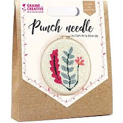 Graines Creatives Kit Punch Needle Vegetal