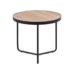 Beliani Table d'appoint Table basse MDF Bois clair MELODY