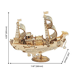 ROBOTIME maquette en bois Navire diplomatique japonais