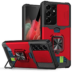 Universal Galaxy S22 Ultra Case, Samsung S22 Ultra Case, Mount Protective Case pour Samsung Galaxy S22 Ultra, rouge