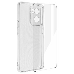 Avizar Coque OnePlus Nord CE 2 5G Silicone Souple Film Verre Trempé 9H transparent