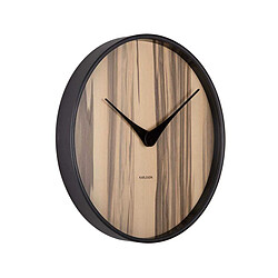 Karlsson Horloge murale en bois Melange bois clair.