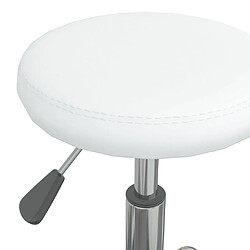 Acheter vidaXL Chaise de salle à manger Blanc Similicuir