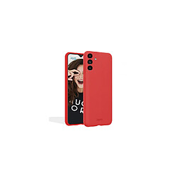 JAYM - Coque Silicone Premium Rouge pour SAMSUNG GALAXY S23 FE -100% Silicone et Microfibre - Renforcée et Ultra Doux