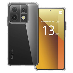 Htdmobiles Coque pour Xiaomi Redmi Note 13 5G - housse etui silicone gel fine + film ecran - TRANSPARENT TPU