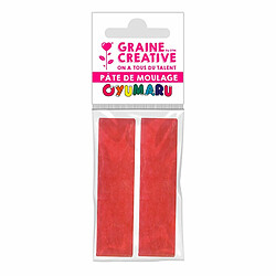 Graines Creatives 2 pâtes Oyumaru Rouge