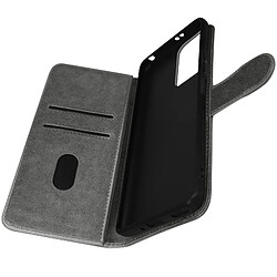 Avizar Étui pour Xiaomi Redmi Note 12 5G et Poco X5 Pro porte-carte support vidéo Gris