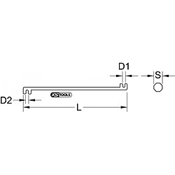 Avis KS Tools Griffe ferrailleur - 6x8 mm