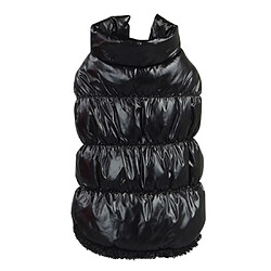 Wewoo Winter Dogs Pet Cat rembourré Gilet Manteau Chiot Vestes Chaudes VêtementsTaille XS Noir