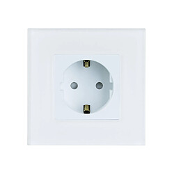 Avis Ledkia [NO ACTIVAR] Prise Type F Schuko avec Plaque PC Blanc