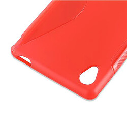 Acheter Cadorabo Coque Sony Xperia M4 AQUA Etui en Rouge