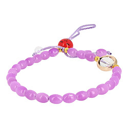 Avizar Bijou de Téléphone Bracelet à Perles ovales Collection Asia violet