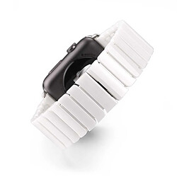 Avis Wewoo Bracelets de montre en céramique blanc pour Apple Watch Series 3 & 2 & 1 42mm bande de montre-bracelet en délicate