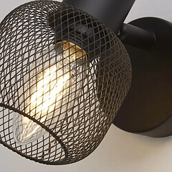 Searchlight Applique murale Cage Spotlight, noir