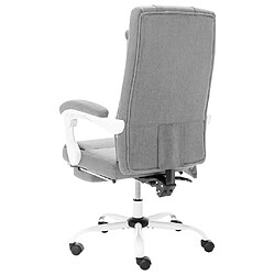 Acheter Helloshop26 Chaise fauteuil siège de bureau informatique étude de massage tissu gris 02_0024011