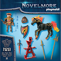 Playmobil® Playmobil Novelmore 71213 Chevalier Burnham Raider Cheval de feu