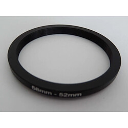 vhbw bague adaptation filtre Step DOWN 58mm-52mm noir pour appareil photo Agfa, Agfaphoto, Canon, Casio, Fujifilm, Kodak, Minolta, Nikon, Olympus