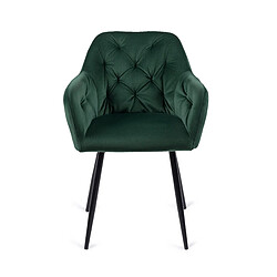 Vivaldi Chaise VIKI Vert Velours