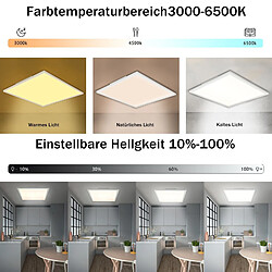 Avis ZMH LED Ceiling Light RGB Colour Changing - Plafonnier Dimmable 24W Blanc