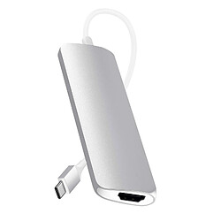 Hub USB-C vers HDMI, 2x USB, USB-C Power Delivery 60W Satechi Argent