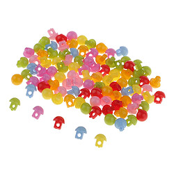 100pcs mini boutons de résine colorés pour coudre le dôme de scrapbooking 5-6mm pas cher