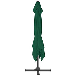 Acheter Helloshop26 Parasol déporté avec mât en aluminium 300 x 300 cm vert 02_0008511