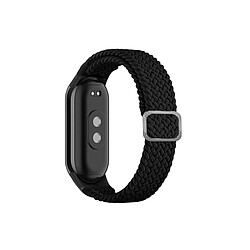 PHONECARE Bracelet Braided NylonSense Avec Boucle Ajustable pour Xiaomi Mi Band 8 - Noir