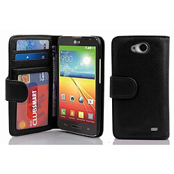 Cadorabo Coque LG L70 (1. SIM) Etui en Noir