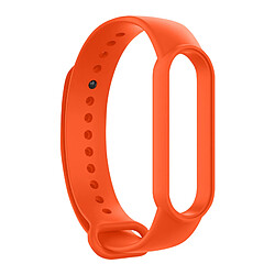 Avizar Bracelet Sport Xiaomi Mi Band 6 et 5 Silicone Premium Soft-touch Léger Orange