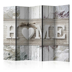 Artgeist Paravent - Room divider – Inscription Home [225x172]