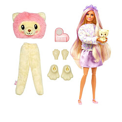 Mattel Barbie Cutie Reveal Poupée en Costume Lion avec Accessoires Multicolore pas cher