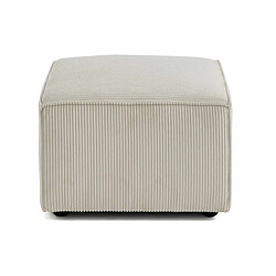 Avis Lisa Design Arty - pouf d'appoint - en velours côtelé