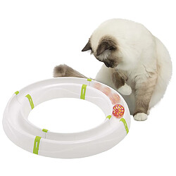 Ferplast Jouet pour chats Circuit modulaire avec forme de route Blanc