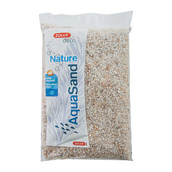 ZOLUX Sol décoratif Aquasand naturel quartz blanc 1kg.