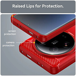 Avis Htdmobiles Coque pour Xiaomi 13 Ultra 5G - housse etui silicone gel carbone + film ecran - ROUGE