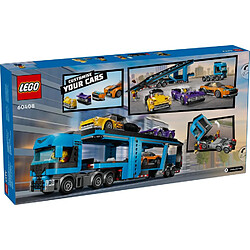 LEGO® City 60408 Le camion de transport de voitures de sport