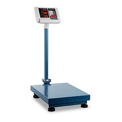 Helloshop26 Balance plateforme - 300 kg / 50 g - 40 x 50 cm compacte bleu 14_0000641