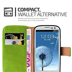 Acheter Cadorabo Coque Samsung Galaxy S3 / S3 NEO Etui en Vert