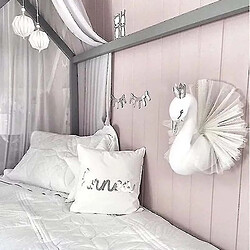 Universal Têtes d'animaux 3D, décoration suspendue du mur de cygne pour pépinière, décoration de chambre