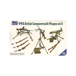 Riich Models Figurine Mignature Maquette Wwii British Commonwealth Weapon Set B