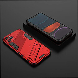 Coque pour iPhone 11 Pro Protection Antichoc avec Support TPU Résistant et Pratique - Rouge