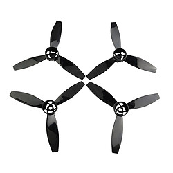 8 pièces Hélices Props Lames Pieces de Bricolage pour Perroquet Bebop 2 Drone Noir Blanc