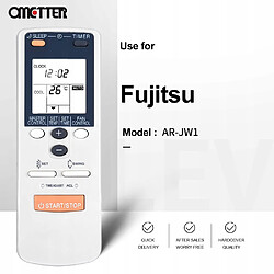 GUPBOO Télécommande Universelle de Rechange pour climatiseur Fujitsu Bft remote AR-JW1 AR-JW