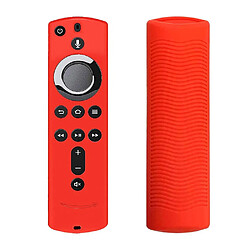 Wewoo Couvercle de télécommande en silicone lavable à texture antidérapante pour Amazon Fire TV rouge