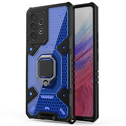 Coque en TPU anti-rayures, anti-chocs avec béquille pour votre Samsung Galaxy A33 5G - bleu