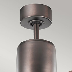 Avis Elstead Lighting Ventilateur de Plafond 152cm 2 Pales Bronze Brossé à l'Huile, Télécommande