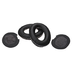 vhbw Coussinets d'oreille compatible avec Bose QuietComfort 15, 2, 25, 35 casque audio, headset - noir